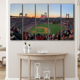 Philadelphia Phillies Wall Art Citizens Bank Park Stadium Canvas Prints,Multi Panels B,Sport Stadium Art Prints, Fan Gift
