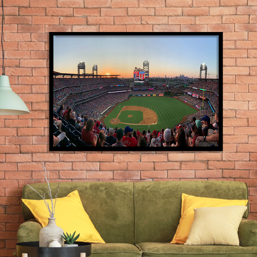 Philadelphia Phillies Wall Art Citizens Bank Park Stadium Art Prints,Sport Stadium Art Prints, Fan Gift, Wall Decor