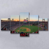 Philadelphia Phillies Wall Art Citizens Bank Park Stadium Canvas Prints,Multi Panels,Sport Stadium Art Prints, Fan Gift