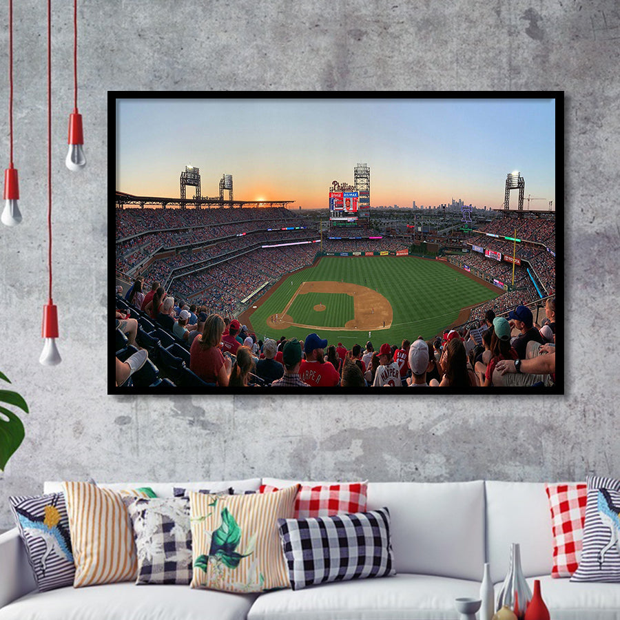 Philadelphia Phillies Wall Art Citizens Bank Park Stadium Art Prints,Sport Stadium Art Prints, Fan Gift, Wall Decor