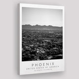Phoenix, Usa Black And White Art Canvas Prints Wall Art Home Decor