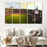 Pholder Houston Baseball And Malelivingspace 5 Pieces Canvas Prints Wall Art Decor - Painting Canvas,Multi Panel,Painting Prints,For Sale