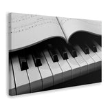 Piano And Notas Sheet Music  Canvas Wall Art - Canvas Prints, Prints For Sale, Painting Canvas,Canvas On Sale 