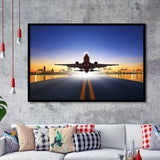 Pictures Airplane Passenger Airplanes Takes Off Flight Framed Art Prints Wall Decor - Painting Prints, Home Decor,Framed Picture, For Sale