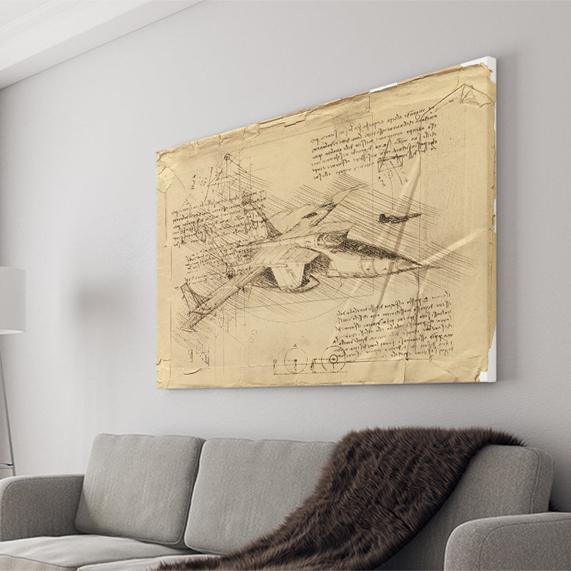 Pictures Fighter Aircraft Airplane Russian Mig 25Rbt Canvas Prints Wall Art - Painting Canvas, Painting Prints, Wall Home Decor, For Sale