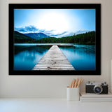 Pier Canvas Framed Art Prints Wall Art Decor, Framed Picture, Home Decor