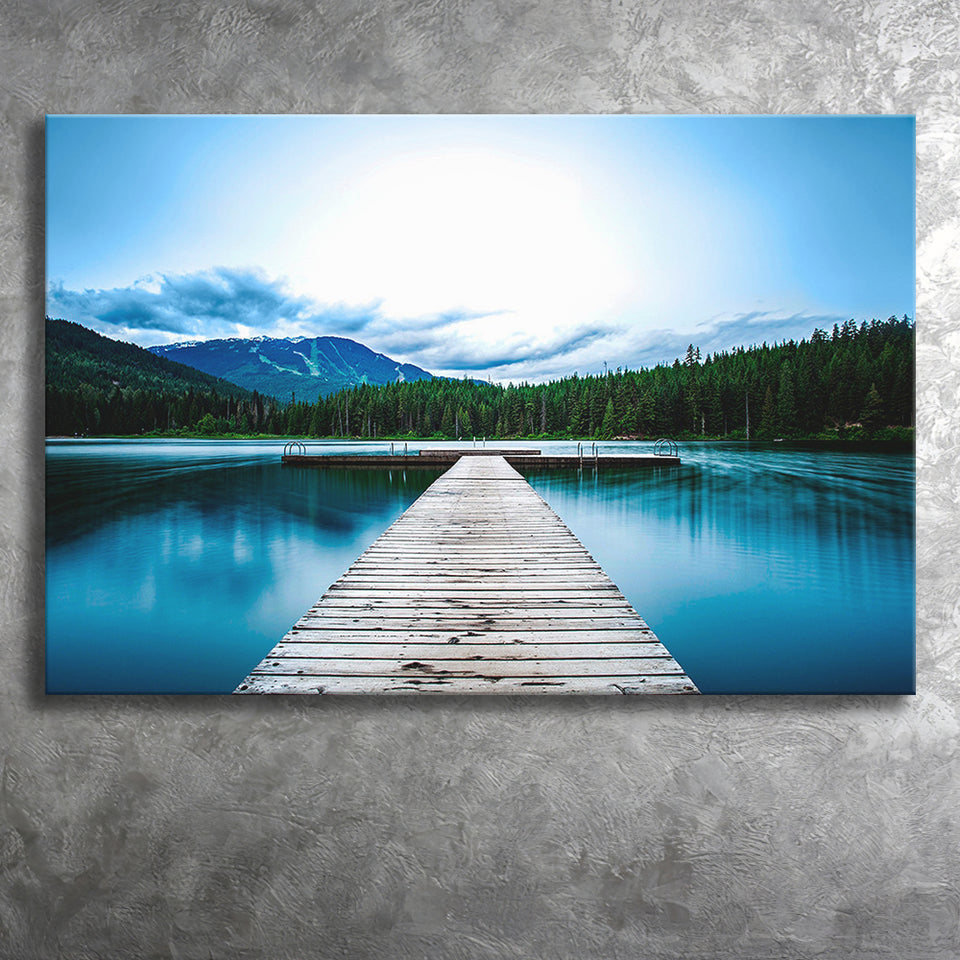 Pier Canvas Canvas Prints Wall Art Decor - Painting Canvas,Home Decor, Ready to Hang