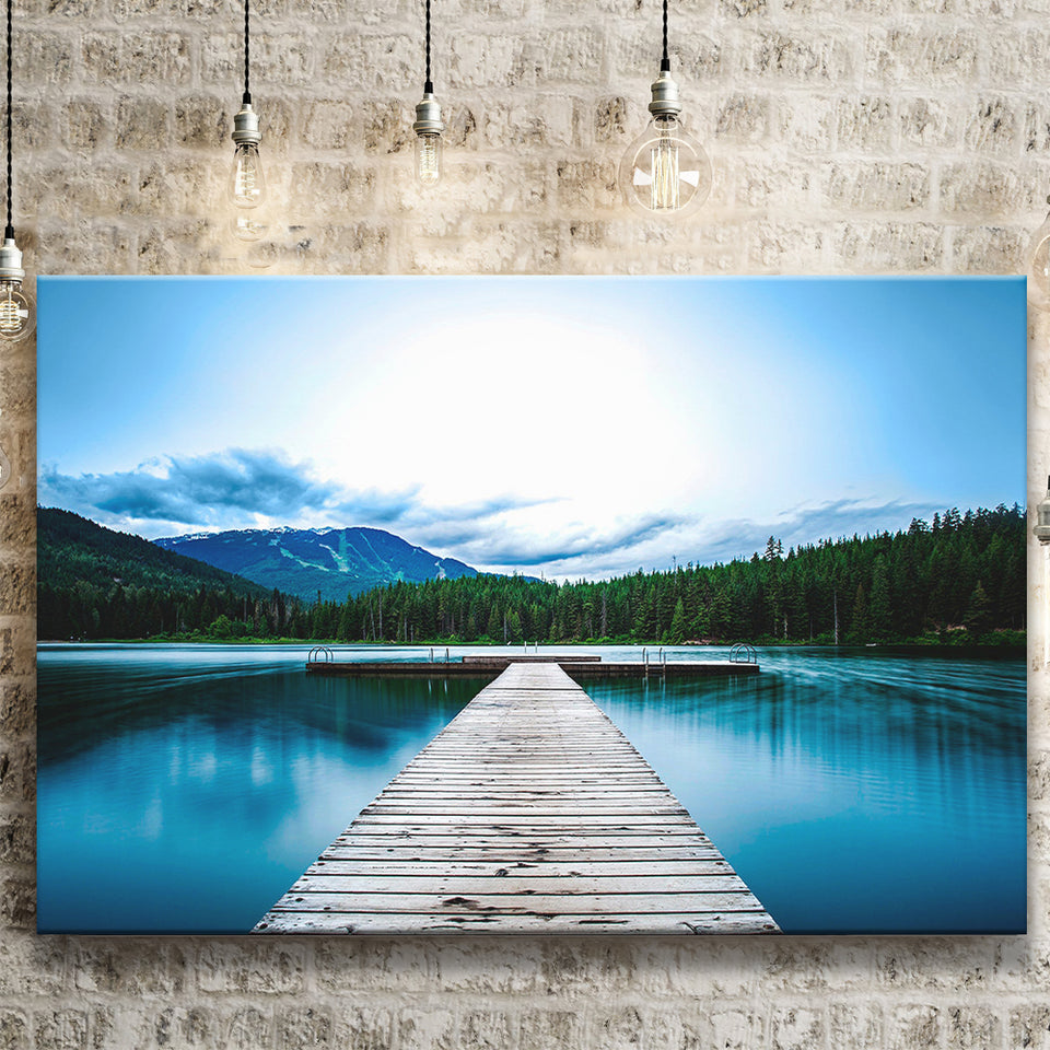 Pier Canvas Canvas Prints Wall Art Decor - Painting Canvas,Home Decor, Ready to Hang