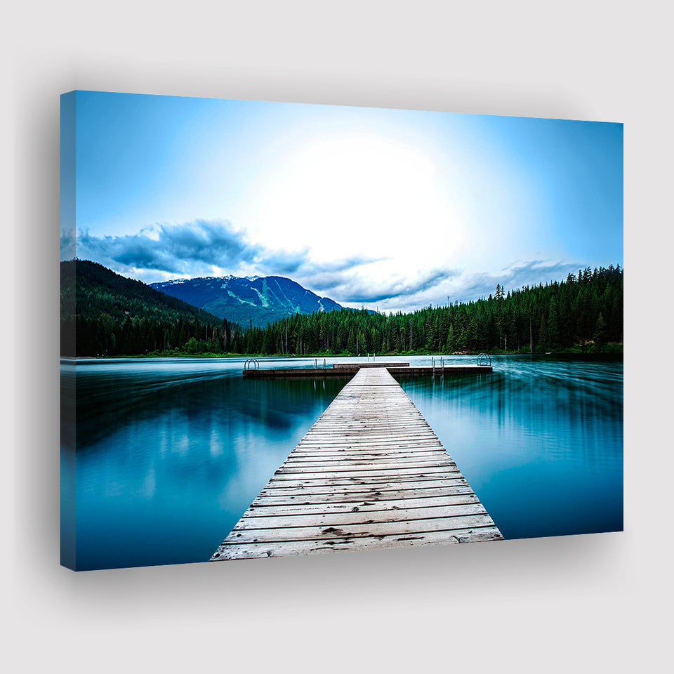 Pier Canvas Canvas Prints Wall Art Decor - Painting Canvas,Home Decor, Ready to Hang