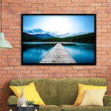 Pier Canvas Framed Art Prints Wall Art Decor, Framed Picture, Home Decor
