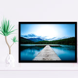 Pier Canvas Framed Art Prints Wall Art Decor, Framed Picture, Home Decor
