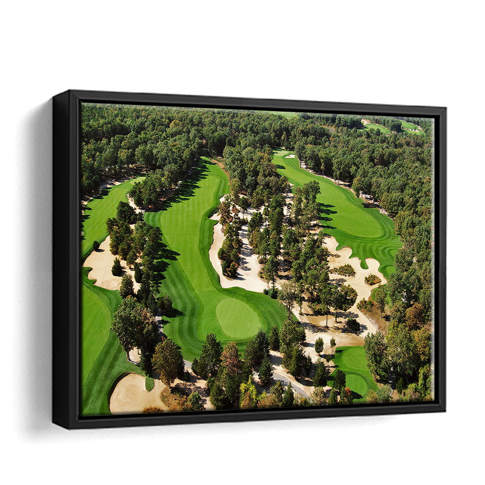 Pine Barrens Golf Club Jackson United States Framed Canvas Prints Wall Art - Painting Prints, Home Wall Decor, Painting Canvas