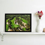 Pine Barrens Golf Club Jackson United States Framed Canvas Prints Wall Art - Painting Prints, Home Wall Decor, Painting Canvas