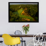 Pine Valley Golf Club Clementon Nj Review Ponirevo Framed Canvas Prints Wall Art - Painting Prints, Home Wall Decor, Painting Canvas