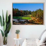 Pine Valley Golf Club Hole 18 Pine Valley Golf Courses, Pine Valley, New Jersey, Framed Canvas Prints Wall Art Decor