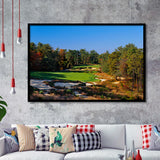 Pine Valley Golf Club Hole 18 Pine Valley Golf Courses, Pine Valley, New Jersey, Golf Sport Print, Framed Art Prints Home Decor