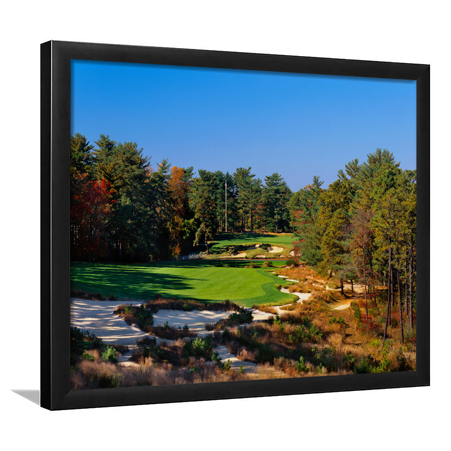 Pine Valley Golf Club Hole 18 Pine Valley Golf Courses, Pine Valley, New Jersey, Golf Sport Print, Framed Art Prints Home Decor