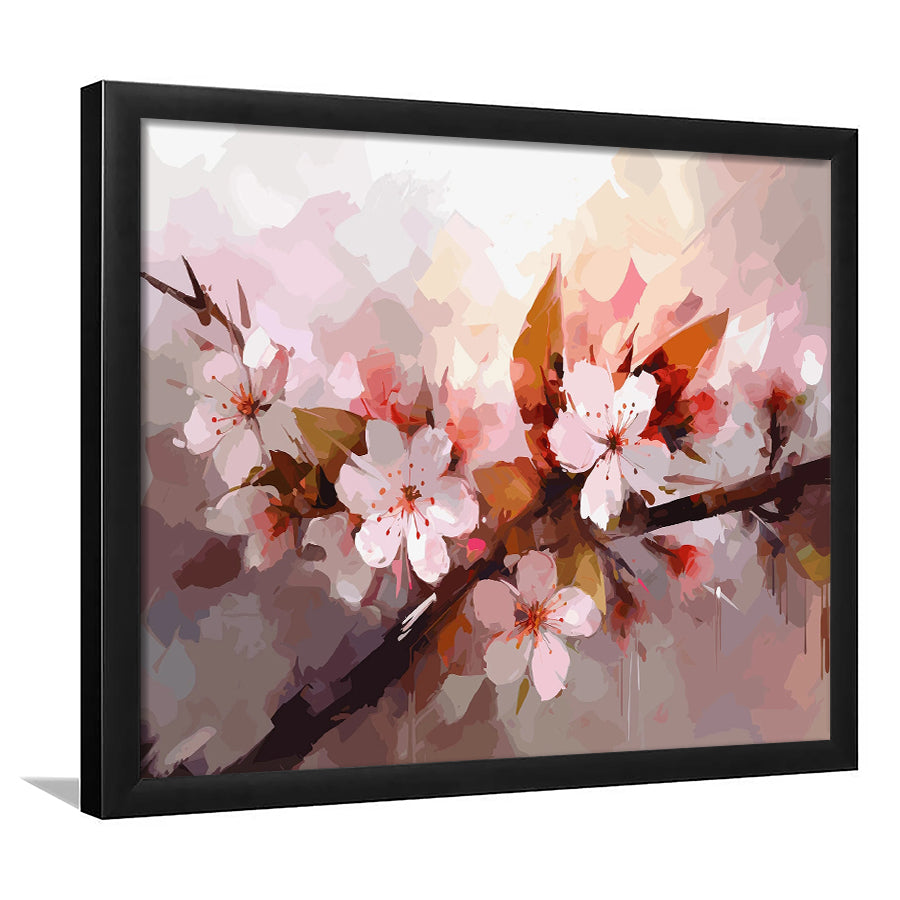 Pink Cherry Blossom Wall Art Framed Art Prints Wall Decor, Framed Picture, Large Art Prints