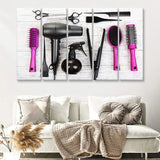 Pink Cut Shop Decor 5 Pieces B Canvas Prints Wall Art - Painting Canvas, Multi Panels, Wall Decor