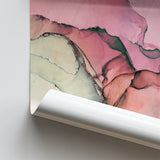 Pink Marble Wall Art Poster Prints Wall Art Decor, Unframe, Poster Art