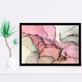 Pink Marble Wall Art Framed Art Prints Wall Art Decor, Framed Picture, Home Decor