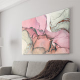 Pink Marble Wall Art Canvas Prints Wall Art Decor - Painting Canvas,Home Decor, Ready to Hang