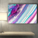 Pink Blue Marble Colorful Canvas Prints Wall Art Decor - Painting Canvas,Home Decor, Ready to Hang