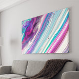 Pink Blue Marble Colorful Canvas Prints Wall Art Decor - Painting Canvas,Home Decor, Ready to Hang
