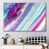 Pink Blue Marble Colorful Canvas Prints Wall Art Decor - Painting Canvas,Home Decor, Ready to Hang