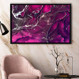 Pink Marble Luxury Wall Art Framed Canvas Prints Wall Art Decor, Framed Picture, Floating Frame