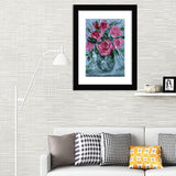 Pink roses-Art Print,Frame Art,Plexiglass Cover