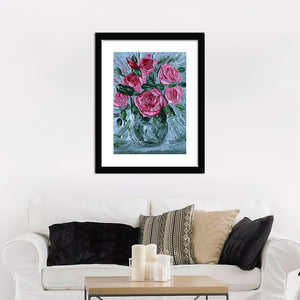 Pink roses - Art Prints, Framed Prints, Wall Art Prints, Frame Art