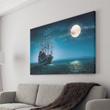 Pirate Ship The Flying Dutchman Ghost Ship Canvas Prints Wall Art - Painting Prints, Wall Decor, Art Prints