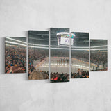 Pittsburgh Penguins Stadium Canvas Prints PPG Paints Arena Wall Art,Multi Panels,Sport Stadium Art Prints, Fan Gift