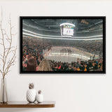 Pittsburgh Penguins Stadium Framed Canvas Prints PPG Paints Arena Wall Art,Sport Stadium Art Prints, Fan Gift