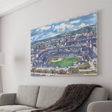 Pittsburgh Pirates PNC Park Watercolor, Sport Art Prints Fan Gift, Canvas Prints Wall Art Decor
