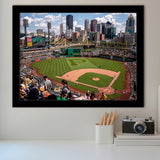 Pittsburgh Pirates Stadium Art Prints PNC Ballpark Stadium Wall Art,Sport Stadium Art Prints, Fan Gift, Wall Decor