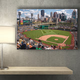 Pittsburgh Pirates Stadium Canvas Prints PNC Ballpark Stadium Wall Art,Sport Stadium Art Prints, Fan Gift, Wall Decor