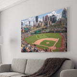 Pittsburgh Pirates Stadium Canvas Prints PNC Ballpark Stadium Wall Art,Sport Stadium Art Prints, Fan Gift, Wall Decor