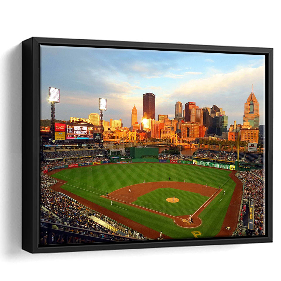 Pittsburgh Pirates Stadium Framed Canvas Prints PNC Ballpark Wall Art  Baseball,Sport Stadium Art Prints, Fan Gift