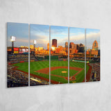 Pittsburgh Pirates Stadium Canvas Prints PNC Ballpark Wall Art Baseball,Multi Panels B,Sport Stadium Art Prints, Fan Gift