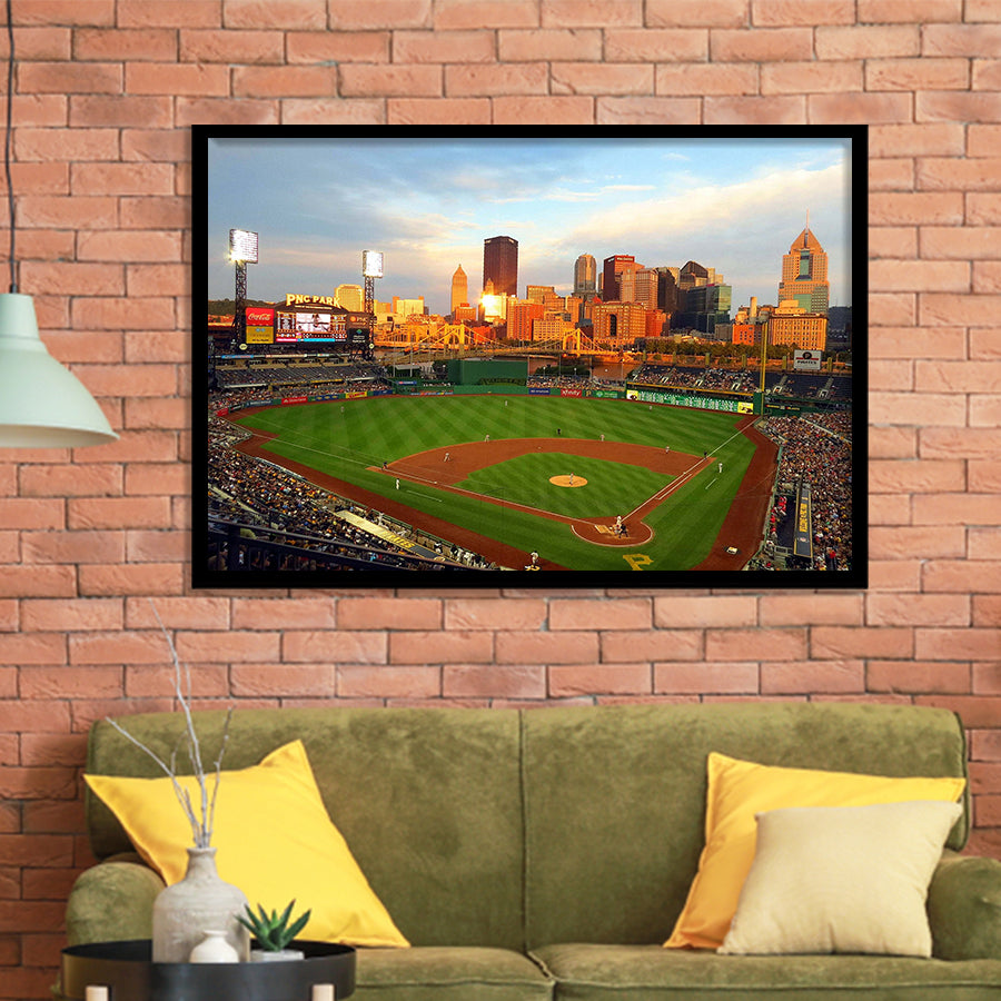 Pittsburgh Pirates Stadium Art Prints PNC Ballpark Wall Art Baseball,Sport Stadium Art Prints, Fan Gift, Wall Decor