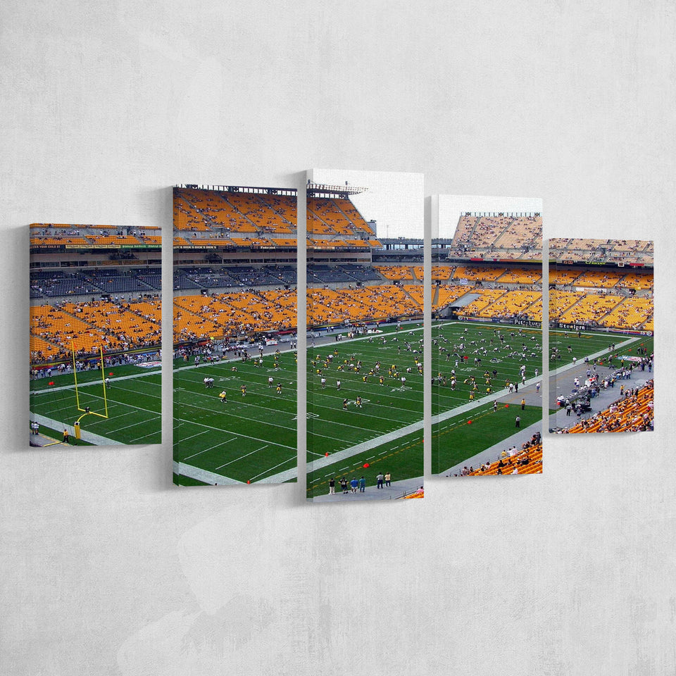 Pittsburgh Steelers Wall Art Heinz Field Stadium Canvas Prints,Multi Panels,Sport Stadium Art Prints, Fan Gift