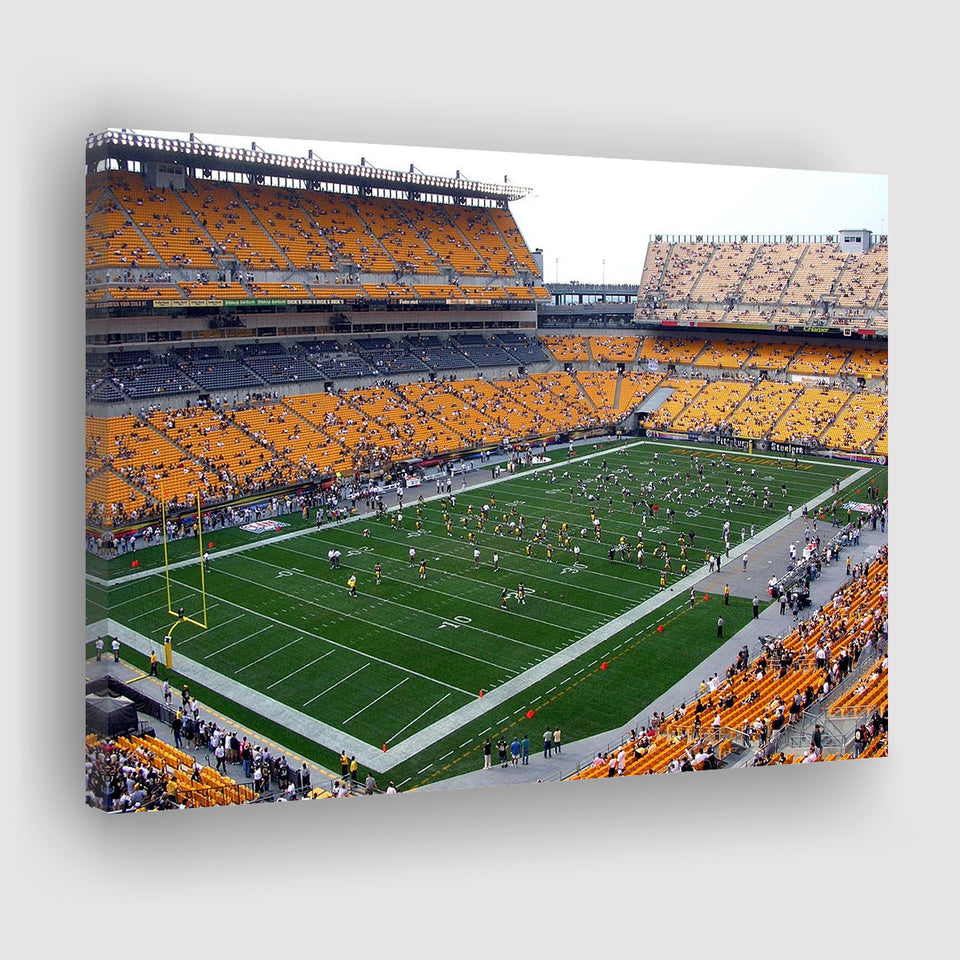 Pittsburgh Steelers Wall Art Heinz Field Stadium Canvas Prints,Sport Stadium Art Prints, Fan Gift, Wall Decor