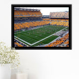Pittsburgh Steelers Wall Art Heinz Field Stadium Framed Canvas Prints,Sport Stadium Art Prints, Fan Gift