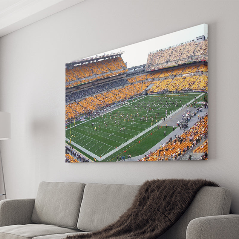 Pittsburgh Steelers Wall Art Heinz Field Stadium Canvas Prints,Sport Stadium Art Prints, Fan Gift, Wall Decor