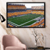 Pittsburgh Steelers Wall Art Heinz Field Stadium Framed Canvas Prints,Sport Stadium Art Prints, Fan Gift
