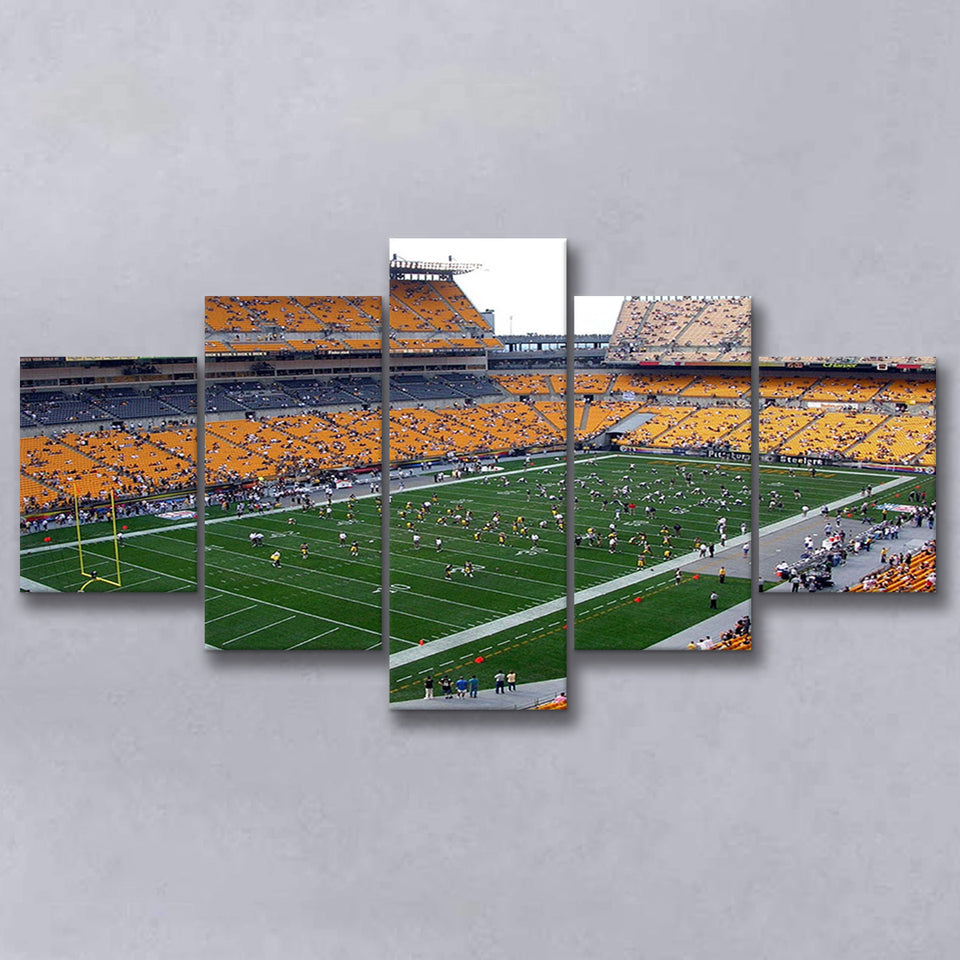 Pittsburgh Steelers Wall Art Heinz Field Stadium Canvas Prints,Multi Panels,Sport Stadium Art Prints, Fan Gift