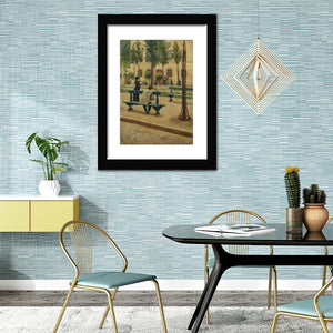 Place Du Tertre By Federico Zandomeneghi-Canvas Art,Art Print,Framed Art,Plexiglass cover