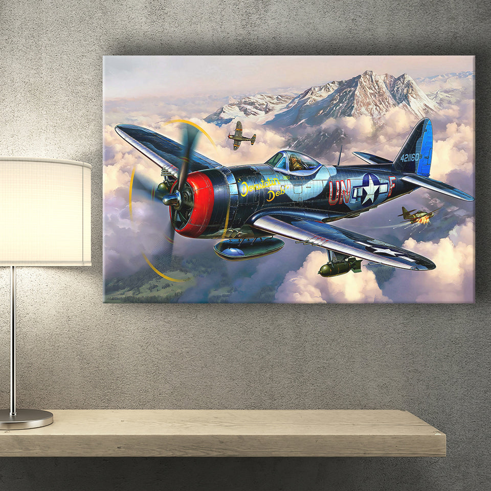 Plane Canvas Huge Canvas Art Iconic Wall Art Minimalist Canvas Prints Wall Art Decor - Painting Canvas, Art Prints, Ready to Hang
